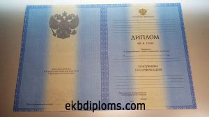 Диплом специалиста 2011-2013 года